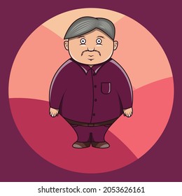 this is mascot vector design for masculine male logo