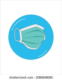 this is a mask vector image