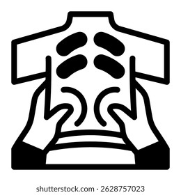 Este ícone de massagem é adequado para Salão de Beleza, Spa, Barber Shop, etc