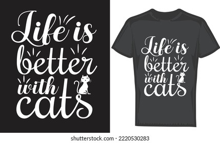 This is may cat typhographi t shirt design,this design is for my cat lovers.