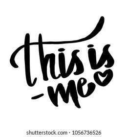 This Is Me - Lettering