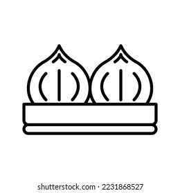 this is a Meat bun icon
icon with outline and pixel perfect style
this is one of the icons from the icon sets with Asian food theme