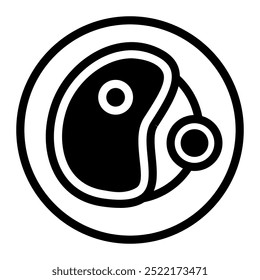This Meat icon is suitable for food and agriculture, etc.
