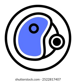 Dieses Fleischsymbol eignet sich für Lebensmittel und Landwirtschaft, etc.