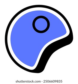 Este icono de carne es adecuado para comestibles, compras, comercio electrónico, etc.