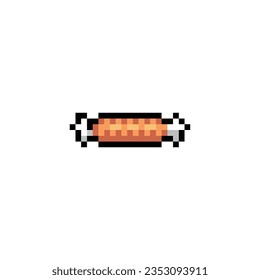 this is meat in pixel art with simple color and white background this item good for presentations,stickers, icons, t shirt design,game asset,logo and your project.