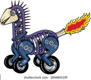 This mechanical horse is free on the metallic range.   This design features a mechanical horse with wheels. svg