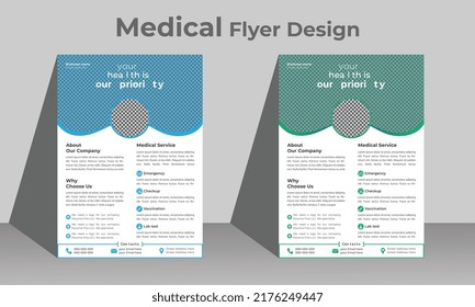 This is a Medical flyer.this is new flyer template. this is creative Medical flyer design