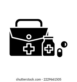 this is a medical kit icon
icon with glyph and pixel perfect style
this is one of the icons from the icon sets with Adventure theme