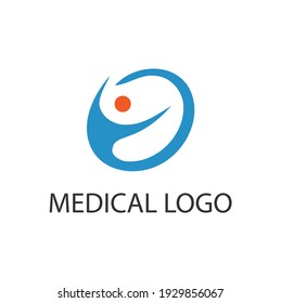 Este es el diseño del logotipo médico.