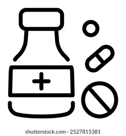 This Medication icon is suitable for Diabetes, Sickness, etc.