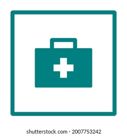 this is a medicine box icon icon illustration vector