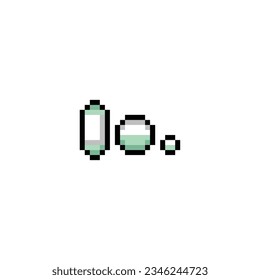 this is medicine item icon in pixel art with green color and white background,this item good for presentations,stickers, icons, t shirt design,game asset,logo and project.