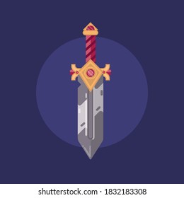 This is a medieval sword design wallpaper, background