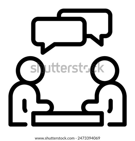 This Meeting icon is suitable for digital nomad, freelancer, working at home, etc.