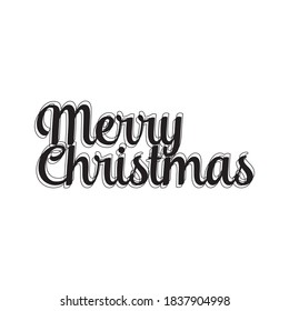 this is the "Merry Christmas" inscription vector