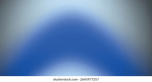  This mesh gradient background features a serene mix of blue, black, and white with rounded, flowing shapes. The design is textured with a slight noise, giving it a smooth yet  VECTOR ILLUSTRATION