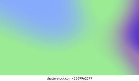 This mesh gradient background transitions between soft shades of blue, green, and purple.