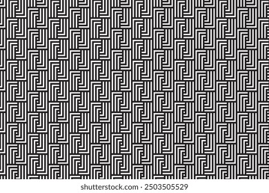 This mesmerizing pattern features black and white concentric circles, creating a striking visual effect. Ideal for backgrounds, wallpapers, and graphic design projects, this seamless design