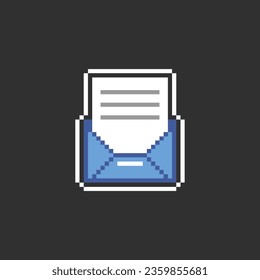 this is a message and envelope icon in pixel art with colorful color,this item good for presentations,stickers, icons, t shirt design,game asset,logo and project.