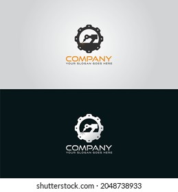 This is Metal vector logo template.