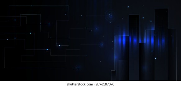 this is metaverse and futuristic technology and Augmented reality , Virtual reality and tower city