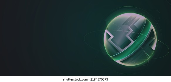 this is metaverse and futuristic technology and Augmented reality , Virtual reality and earth ,text metaverse