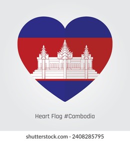 Este símbolo de bandera meticulosamente diseñado entrelaza amor y patriotismo, encapsulando la esencia de tu país en un corazón bellamente estilizado