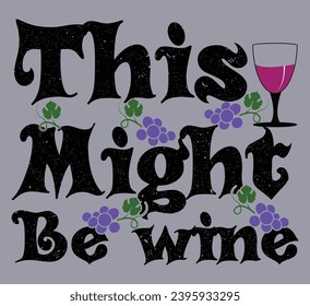 Este podría ser el diseño de la camiseta Vector de Vino