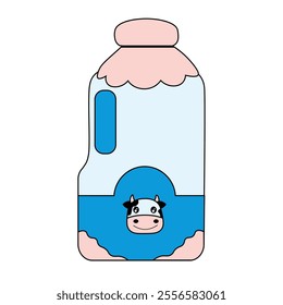 This milk bottle icon symbolizes the tenderness and kindness that every drop provides, providing a sense of comfort and love for those in need.