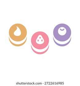 Esta é uma ilustração de mini bolo