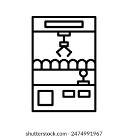 This is a mini games icon with a simple outline style.