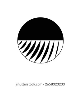 este é o logotipo de segurança de impressão digital mínimo para sua empresa 