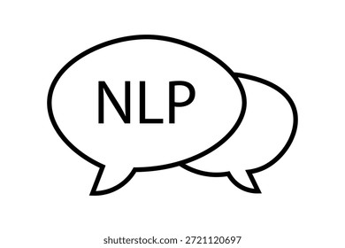 Este icono minimalista presenta dos burbujas de discurso superpuestas.