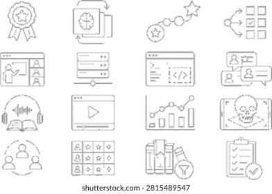 This minimalist line art vector icon shows a money bag with a percentage sign, symbolizing money percentage discount, price reduction, and marketing promotion.