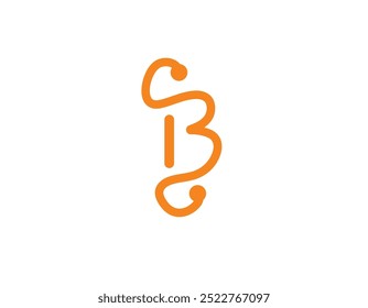 This minimalist logo features the letter 'B' as the central design element, crafted with clean lines and a modern aesthetic. The bold, stylized form emphasizes simplicity and professionalism