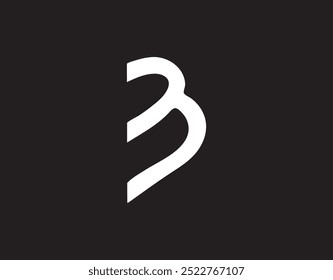 This minimalist logo features the letter 'B' as the central design element, crafted with clean lines and a modern aesthetic. The bold, stylized form emphasizes simplicity and professionalism