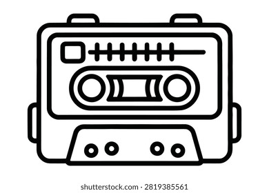 This minimalist vector illustration