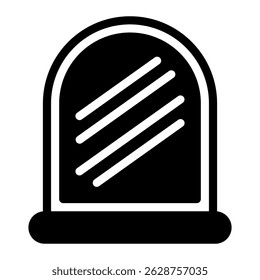 This Mirror icon is suitable for Beauty Salon, Spa, Barber Shop, etc