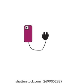Este es el diseño del icono de la bodega del teléfono móvil .