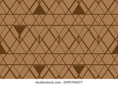 This modern, abstract design features triangles and hexagons in sleek black and gold geometric shapes, ideal for wallpaper, tiles, or textiles, balancing simplicity and luxury.