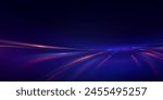 This is a modern abstract high-speed motion effect png. It is also a futuristic dynamic motion technology. It can be used as a banner or poster design background idea. Fast speed lines.	
