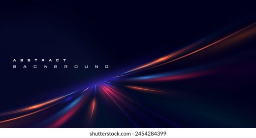 This is a modern abstract high-speed motion effect png. It is also a futuristic dynamic motion technology. It can be used as a banner or poster design background idea. Fast speed lines.

