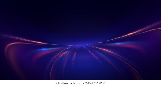 Este es un moderno efecto de movimiento abstracto de alta velocidad png. También es una tecnología de movimiento dinámico futurista. Se puede utilizar como un Anuncio o póster de diseño de fondo idea. Líneas de velocidad rápida.