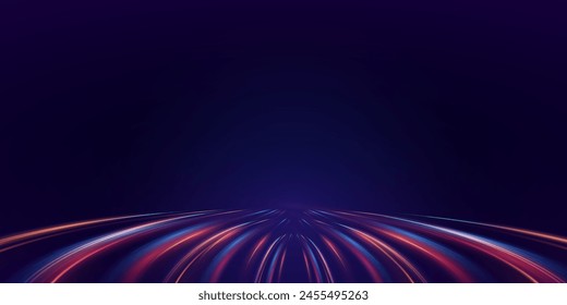 This is a modern abstract high-speed motion effect png. It is also a futuristic dynamic motion technology. It can be used as a banner or poster design background idea. Fast speed lines.	
