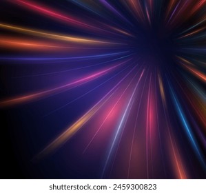 This is a modern abstract high-speed motion effect png. It is also a futuristic dynamic motion technology. It can be used as a banner or poster design background idea. Fast speed lines.