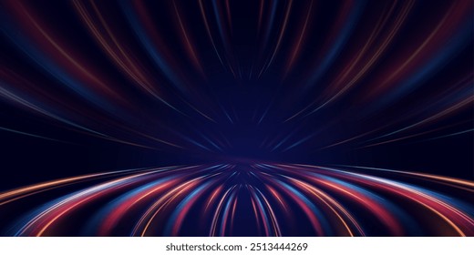 Este é um png moderno abstrato de efeito de movimento de alta velocidade. É também uma tecnologia de movimento dinâmico futurista. Ele pode ser usado como uma ideia de fundo de design de banner ou cartaz. Linhas de velocidade rápida.	