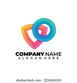 this is modern colorful gradient logo