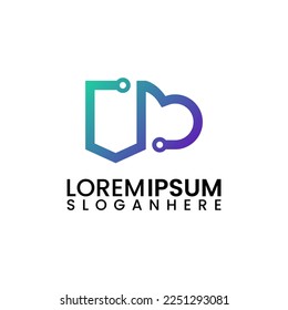 this is modern company simple logo