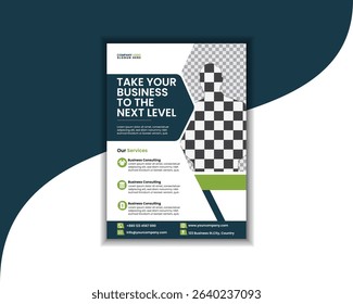 This modern corporate business flyer template is designed for companies, startups, agencies, and professionals who need a clean and impactful marketing solution. Featuring an A4-size layout.
